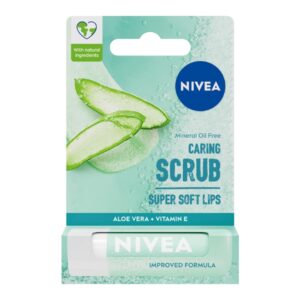 Caring Scrub pielęgnujący peeling do ust Aloes