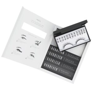 DIY Extensions Starter Kit zestaw sztuczne rzęsy 10.12.14mm Classy 36szt. + bonder do rzęs 5ml + sealer do rzęs 5ml + aplikator do rzęs 1szt. + remover do rzęs 5ml