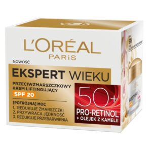 Ekspert Wieku 50+ przeciwzmarszczkowy krem liftingujący na dzień SPF20