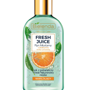 Fresh Juice płyn micelarny nawilżający z wodą cytrusową Pomarańcza