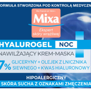 Hyalurogel Noc nawilżający krem-maska nocna odbudowa
