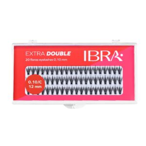 Kępki sztucznych rzęs Extra Double Knot-Free C 0.10-12mm
