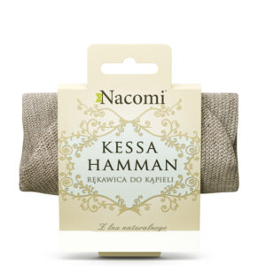 Kessa Hammam rękawica do kąpiel z lnu naturalnego