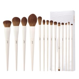 Luxury Light Gray Comprehensive Brush zestaw pędzli do makijażu oczu i twarzy T329