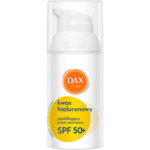 Nawilżający krem ochronny z kwasem hialuronowym SPF50+