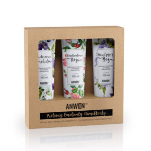Odżywki do włosów o wysokiej porowatości zestaw Proteinowa Orchidea 100ml + Emolientowa Róża 100ml + Nawilżający Bez 100ml