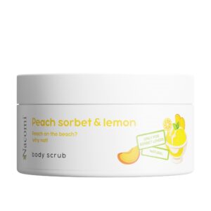 Peeling do ciała o zapachu brzoskwiniowego sorbetu z cytryną