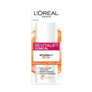 Revitalift Clinical rozświetlający krem na dzień z witaminą C i SPF50+