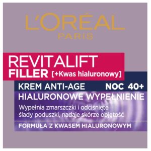 Revitalift Filler [HA] krem do twarzy z kwasem hialuronowym na noc