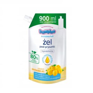 Rodzina żel pod prysznic hiperdelikatny Mirabelka Refill