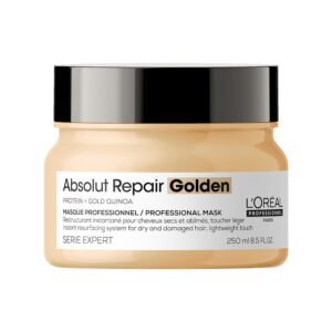 Serie Expert Absolut Repair Golden Mask złota maska regenerująca do włosów zniszczonych