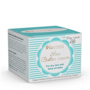 Shea Butter Cream krem do twarzy z witaminą E i kwasem hialuronowym 50+ na dzień