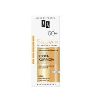 Technologia Wieku 5Repair 60+ Złota Kuracja krem pod oczy napinająco-odżywczy