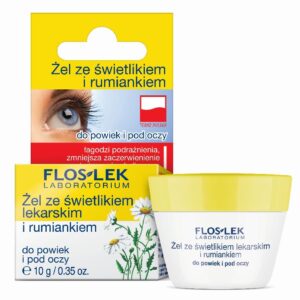 Żel ze świetlikiem lekarskim i rumiankiem do powiek i pod oczy