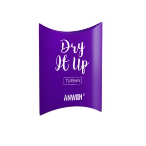 Dry It Up turban do włosów Fioletowy