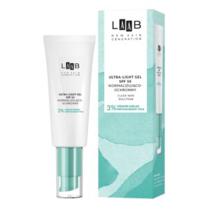 Laab Clear Skin Solution ultralekki żel SPF50 normalizująco-ochronny