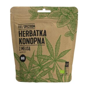 Herbatka konopna z melisą suplement diety