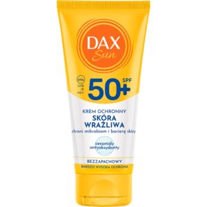 Krem ochronny do twarzy dla skóry wrażliwej SPF50+