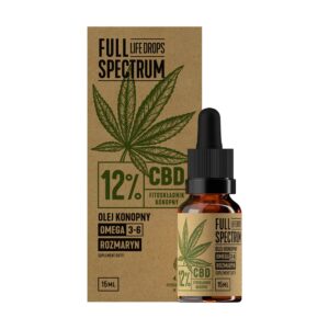 Olejek Konopny CBD+CBDA 12% krople