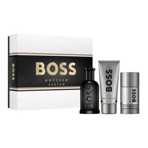Boss Bottled zestaw perfumy spray 100ml + żel pod prysznic 100ml + dezodorant sztyft 75ml