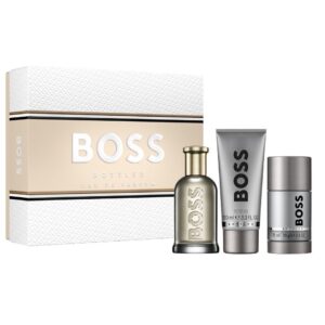 Boss Bottled zestaw woda perfumowana spray 100ml + żel pod prysznic 100ml + dezodorant sztyft 75ml