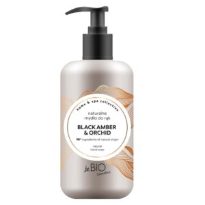 Home & Spa Collection naturalne mydło do rąk w płynie Black Amber & Orchid