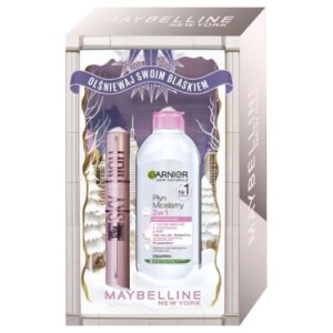 Zestaw Lash Sensational Sky High wydłużający tusz do rzęs 7.2ml + Garnier płyn micelarny 3w1 400ml