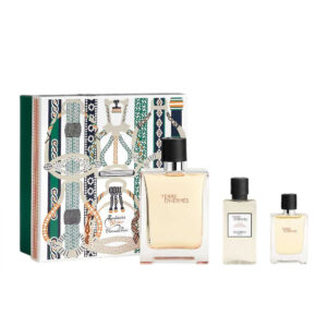 Terre D'Hermes zestaw woda toaletowa spray 100ml + woda toaletowa spray 12.5ml + balsam po goleniu 40ml