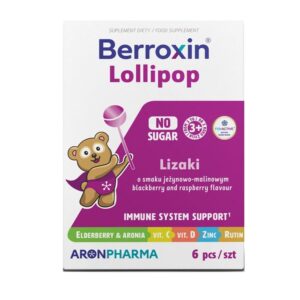 Berroxin Lollipop Box suplement diety w postaci lizaków dla dzieci