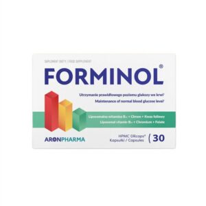 Forminol utrzymanie prawidłowego poziomu glukozy we krwi suplement diety 30 kapsułek