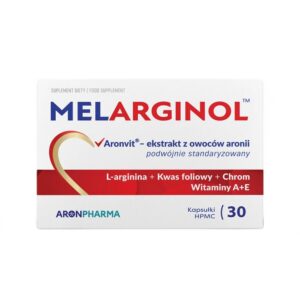 Melarginol wsparcie układu krążenia i naczyń krwionośnych suplement diety 30 kapsułek