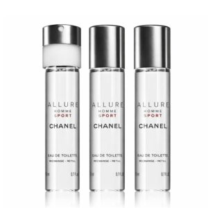 Allure Homme Sport woda toaletowa spray 20ml + wkład 2x20ml