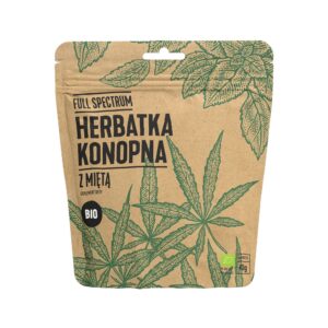 Herbatka konopna z miętą suplement diety
