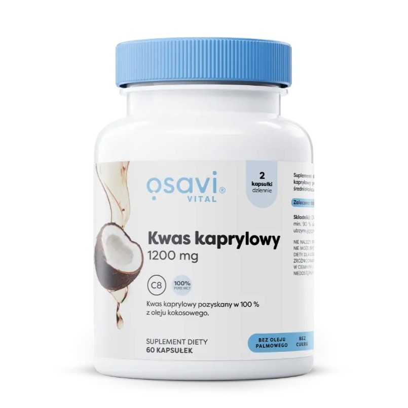 OSAVI KWAS KAPRYLOWY 1200MG 60 SOFTGELS