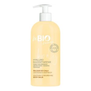 Naturalny balsam do ciała z kwasem hialuronowym siemieniem lnianym bawełną trehalozą