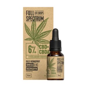 Olejek Konopny CBD + CBDa 6% krople