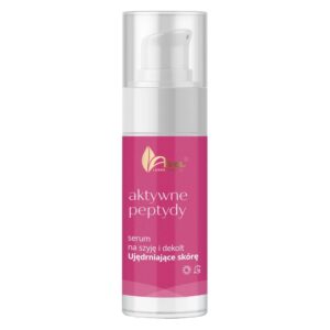 Aktywne Peptydy serum na szyję i dekolt ujędrniające skórę