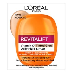 Revitalift Vitamin C Tinted Glow lekki koloryzujący fluid SPF30