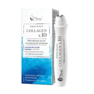 Aqua Boost Collagen x10 mikroigłowe serum na zmarszczki mimiczne