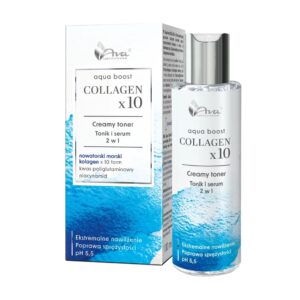 Aqua Boost Collagen x10 tonik i serum 2w1