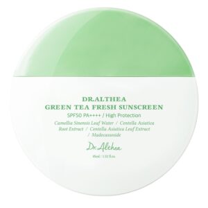 Green Tea Fresh Sunscreen SPF50 PA++++ łagodzący krem przeciwsłoneczny