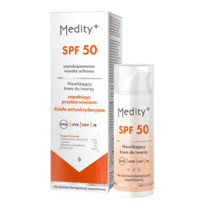 Nawilżający krem do twarzy SPF50