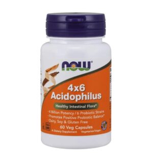 Acidophilus 4X6 probiotyk suplement diety 60 kapsułek