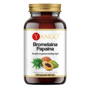 Bromelaina papaina suplement diety 90 kapsułek