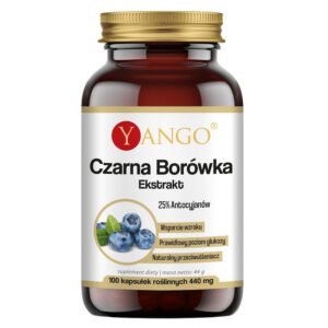 Czarna Borówka ekstrakt suplement diety 100 kapsułek