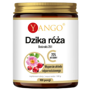 Dzika róża ekstrakt 20:1 suplement diety w proszku