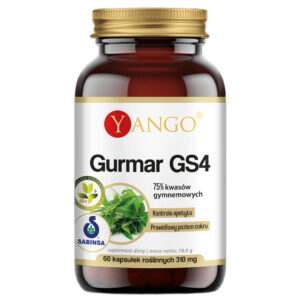 Gurmar GS4® 75% kwasów gymnemowych suplement diety 60 kapsułek