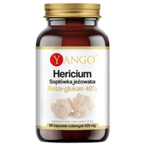 Hericium Soplówka jeżowata 40% Beta-glukan suplement diety 90 kapsułek