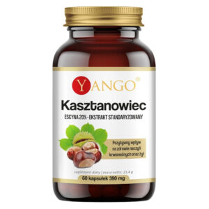 Kasztanowiec 20% escyny suplement diety 60 kapsułek