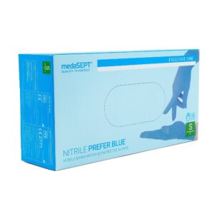 Nitrile Prefer nitrylowe rękawice bezpudrowe S